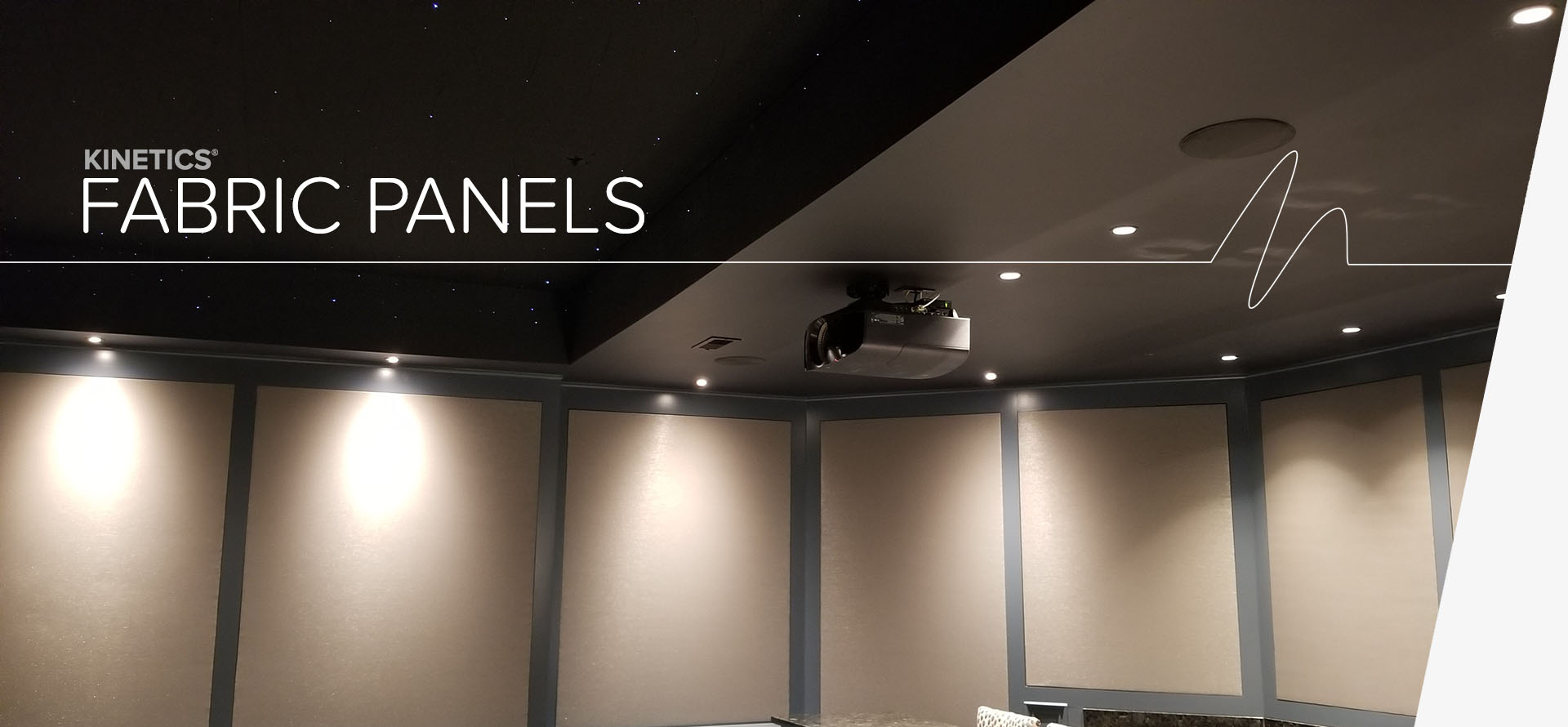 Fabric Wrapped Acoustical Panels - Kinetics Noise Control